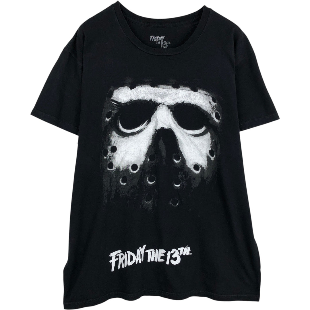 FRIDAY THE 13TH Movie T-shirt (Men's size L) unclear black type Vintage Second Hand