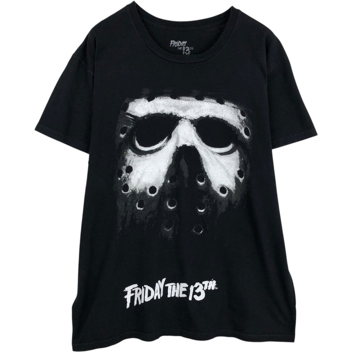 FRIDAY THE 13TH Movie T-shirt (Men's size L) unclear black type Vintage Second Hand