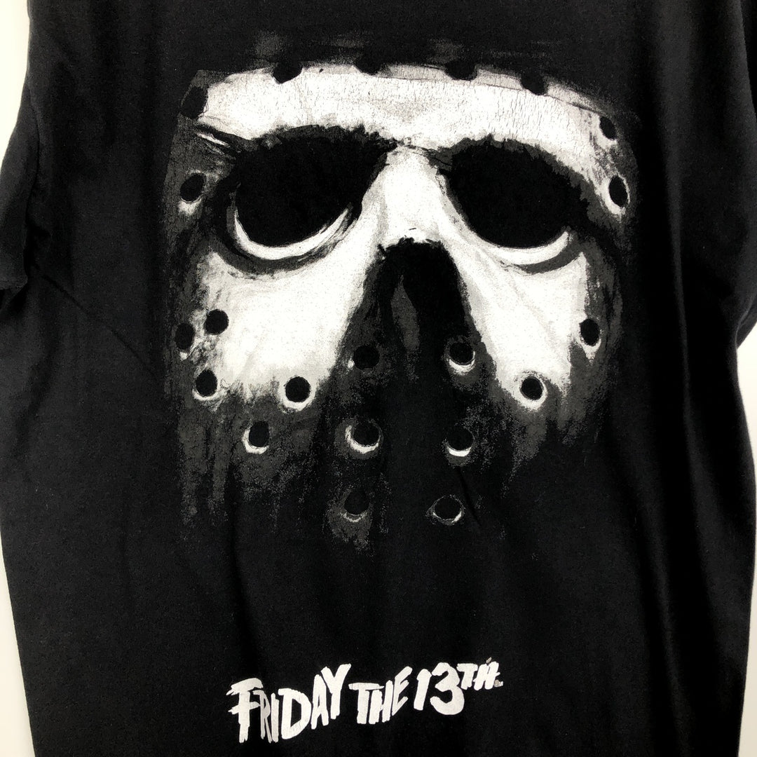 FRIDAY THE 13TH Movie T-shirt (Men's size L) unclear black type Vintage Second Hand