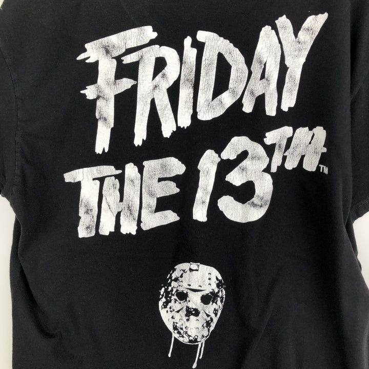 FRIDAY THE 13TH Movie T-shirt (Men's size L) unclear black type Vintage Second Hand