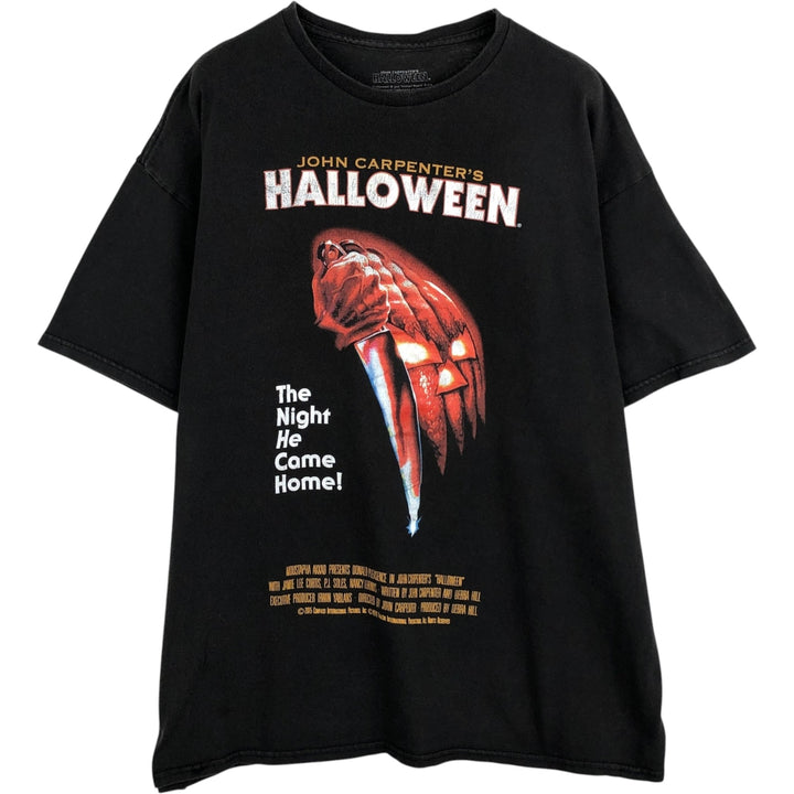 HALLOWEEN Movie T-Shirt, Men's, Size XL cotton black type Vintage Second Hand