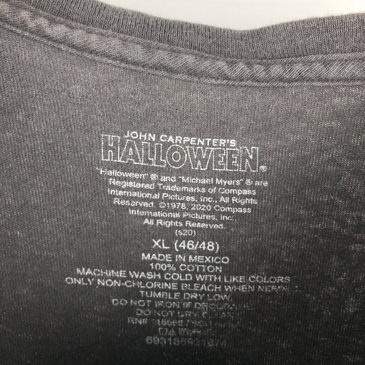 HALLOWEEN Movie T-Shirt, Men's, Size XL cotton black type Vintage Second Hand