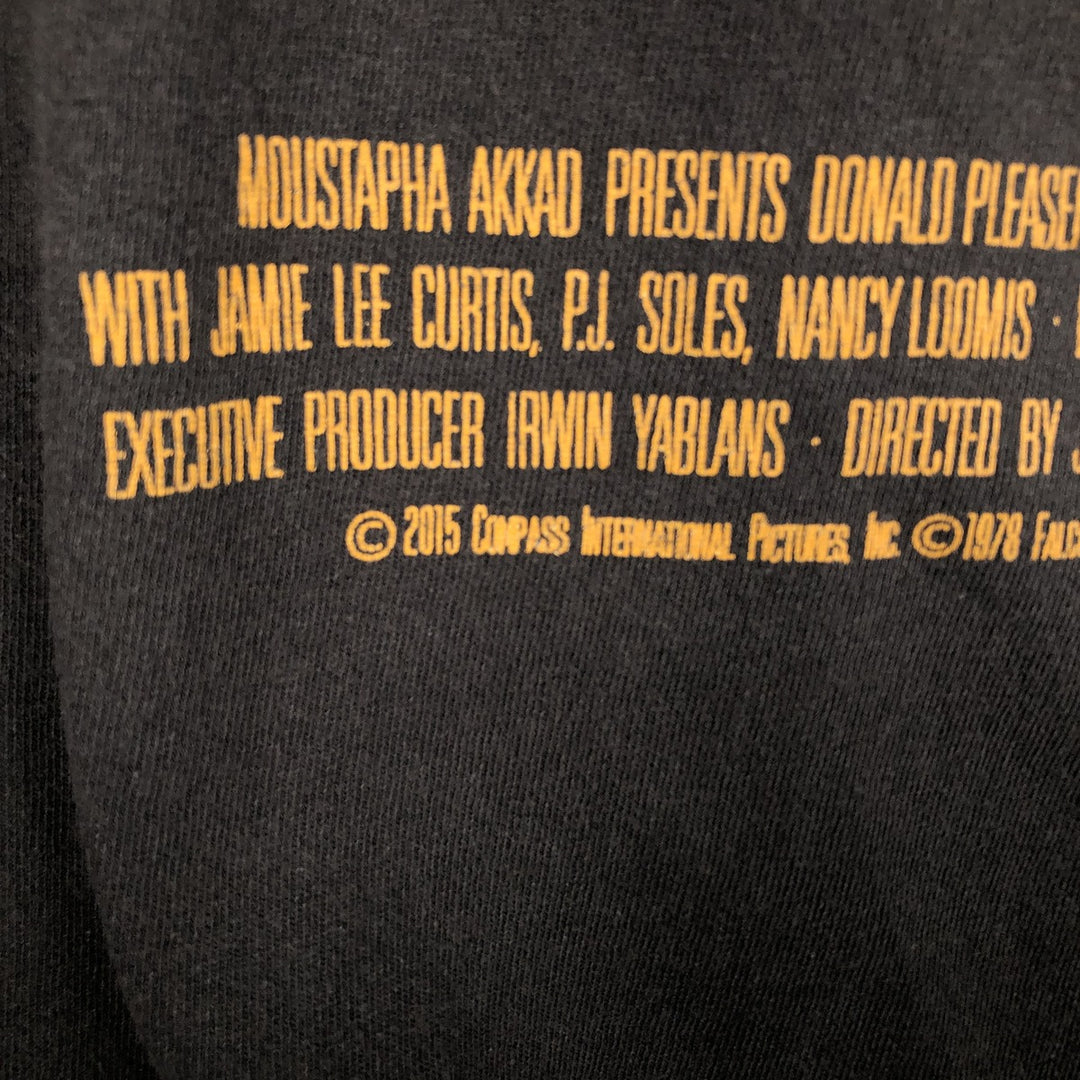 HALLOWEEN Movie T-Shirt, Men's, Size XL cotton black type Vintage Second Hand