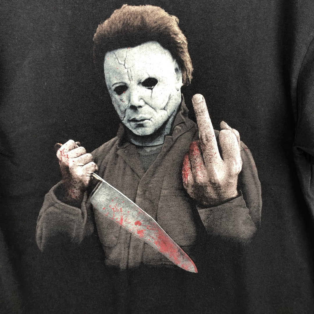 HALLOWEEN Movie T-shirt for men (size L) cotton black type Vintage Second Hand