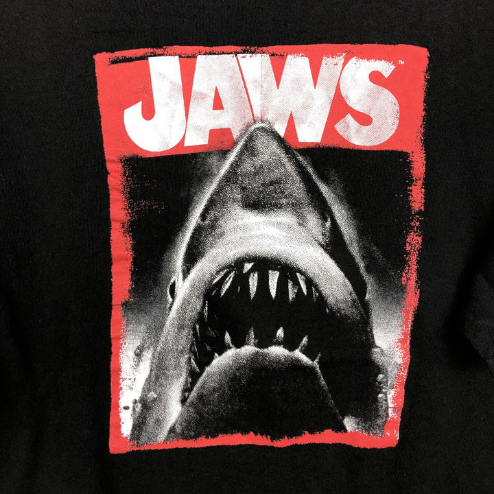 JAWS Movie T-Shirt Men's XL cotton black type Vintage Second Hand