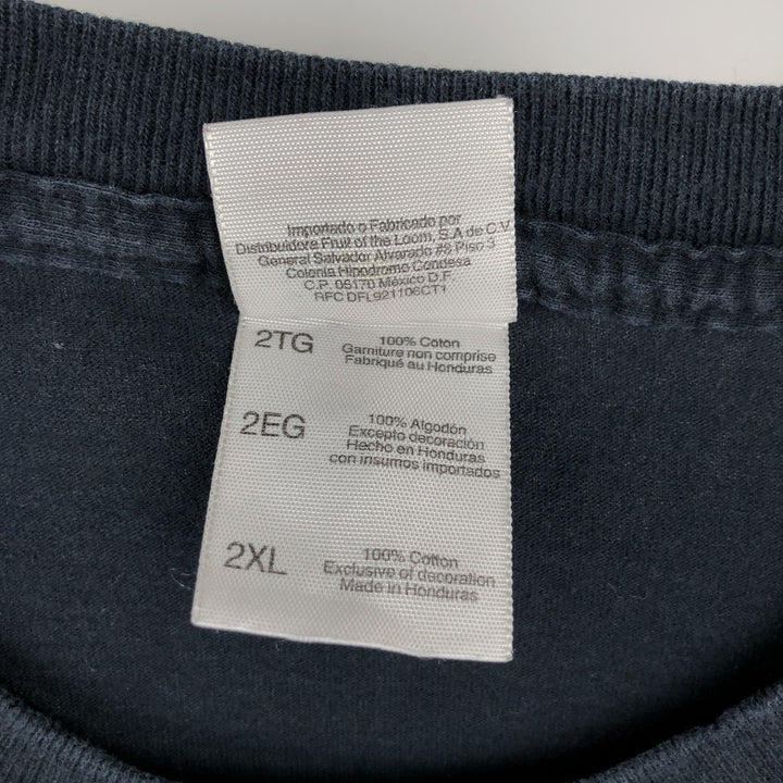 Fruit of the Loom THE WALKING DEAD Movie T-Shirt (Men's XXL equivalent) cotton black type Vintage Second Hand