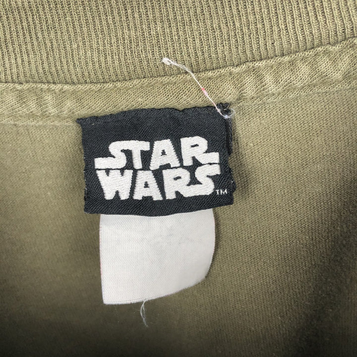 STAR WARS Stormtrooper Movie T-shirt for men (size L) unclear Khaki type Vintage Second Hand
