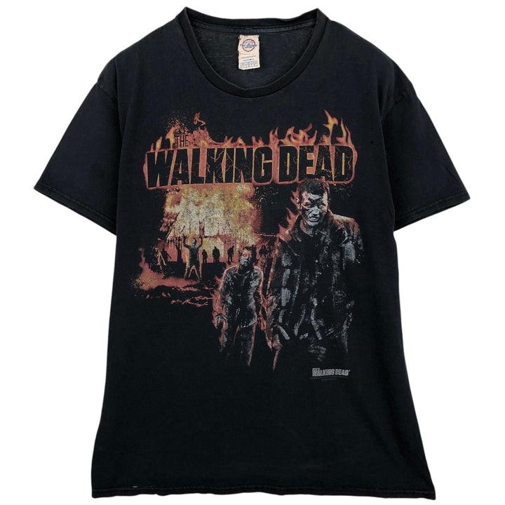 Delta DELTA THE WALKING DEAD Movie T-shirt for men, size L cotton black type Vintage Second Hand