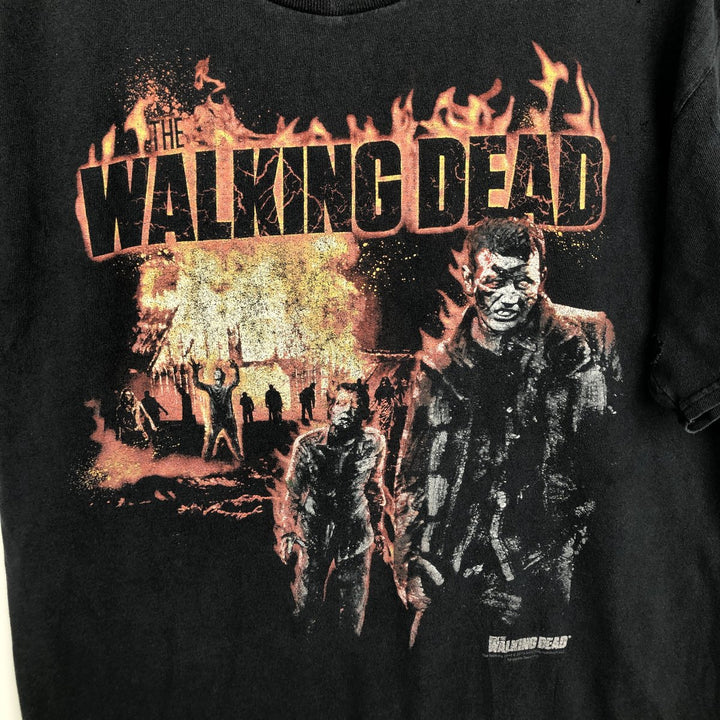 Delta DELTA THE WALKING DEAD Movie T-shirt for men, size L cotton black type Vintage Second Hand