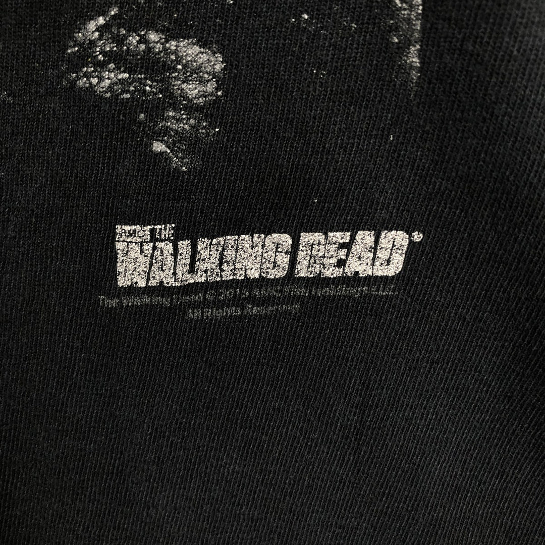 Delta DELTA THE WALKING DEAD Movie T-shirt for men, size L cotton black type Vintage Second Hand