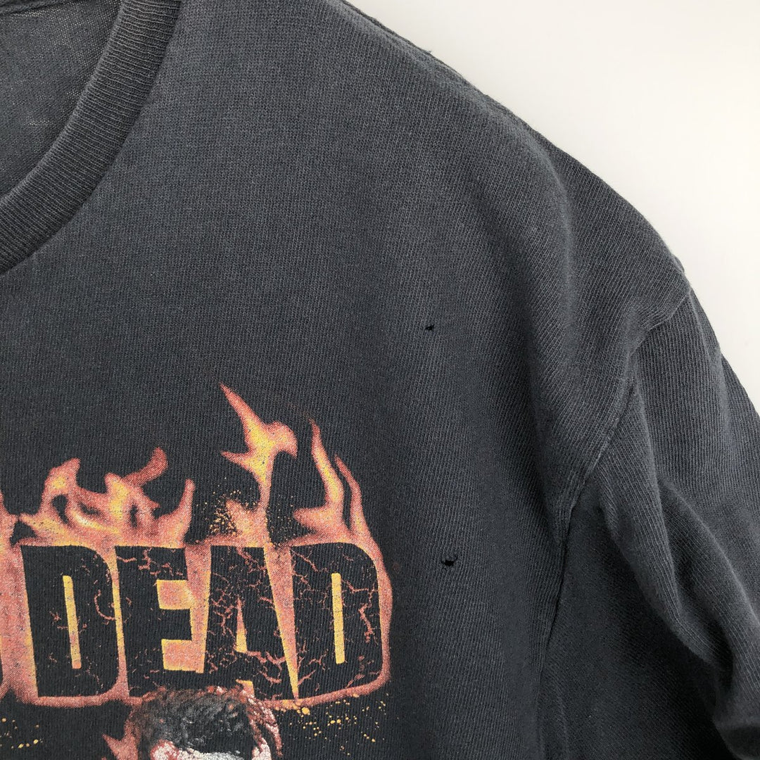 Delta DELTA THE WALKING DEAD Movie T-shirt for men, size L cotton black type Vintage Second Hand