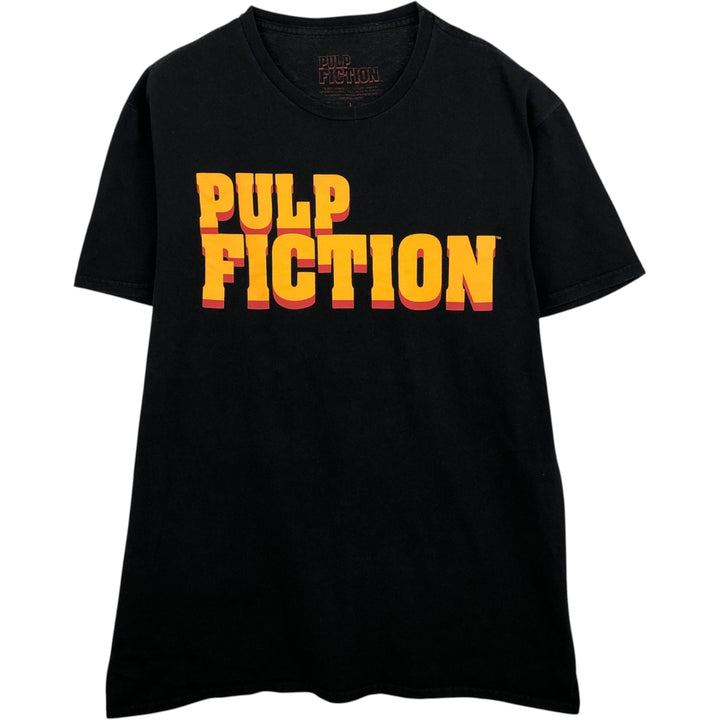 PULP FICTION Pulp Fiction Movie T-shirt Men's L size cotton black type Vintage Second Hand