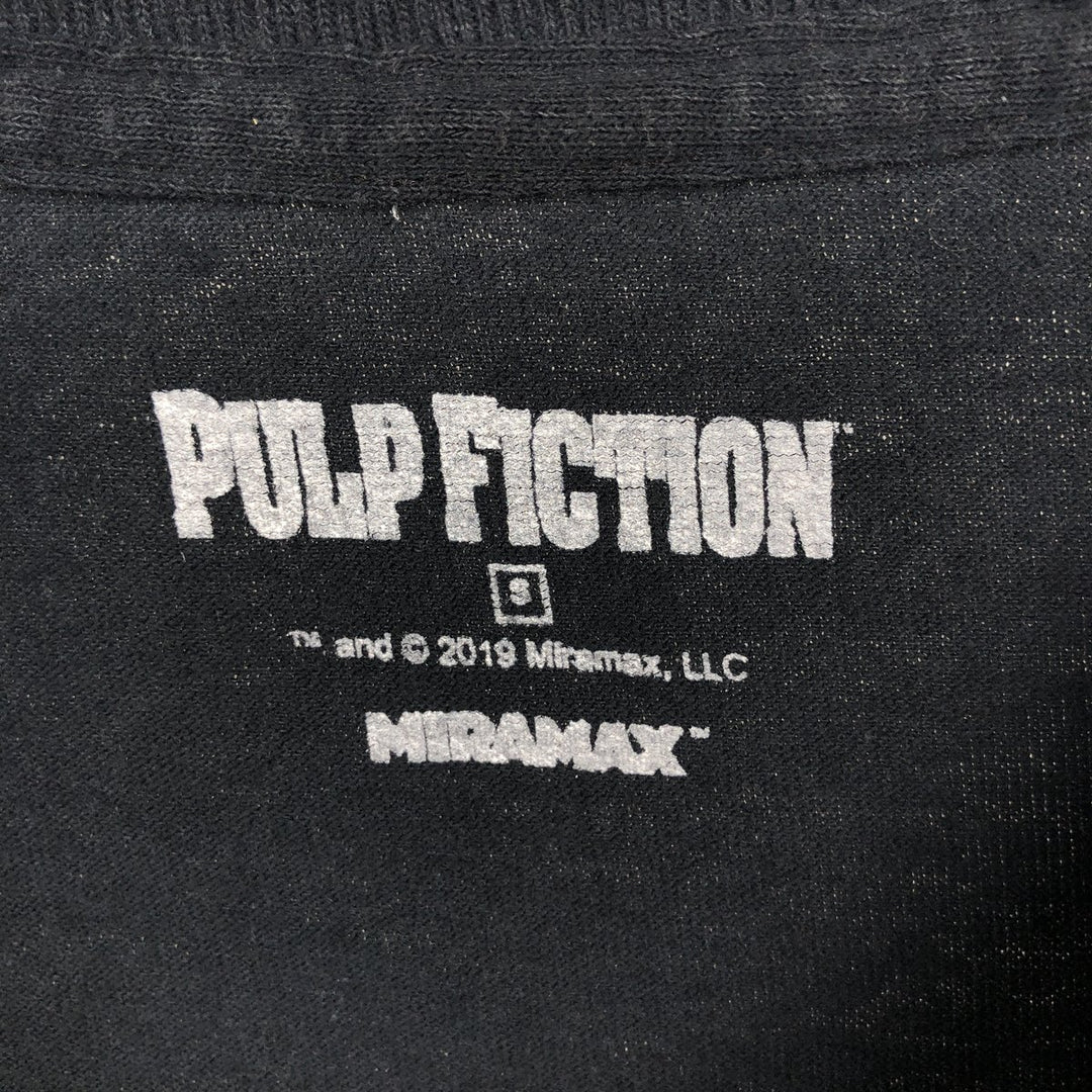 PULP FICTION Pulp Fiction Movie T-shirt Men's M size unclear black type Vintage Second Hand