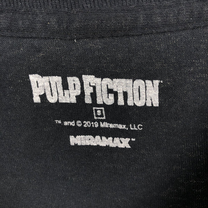 PULP FICTION Pulp Fiction Movie T-shirt Men's M size unclear black type Vintage Second Hand