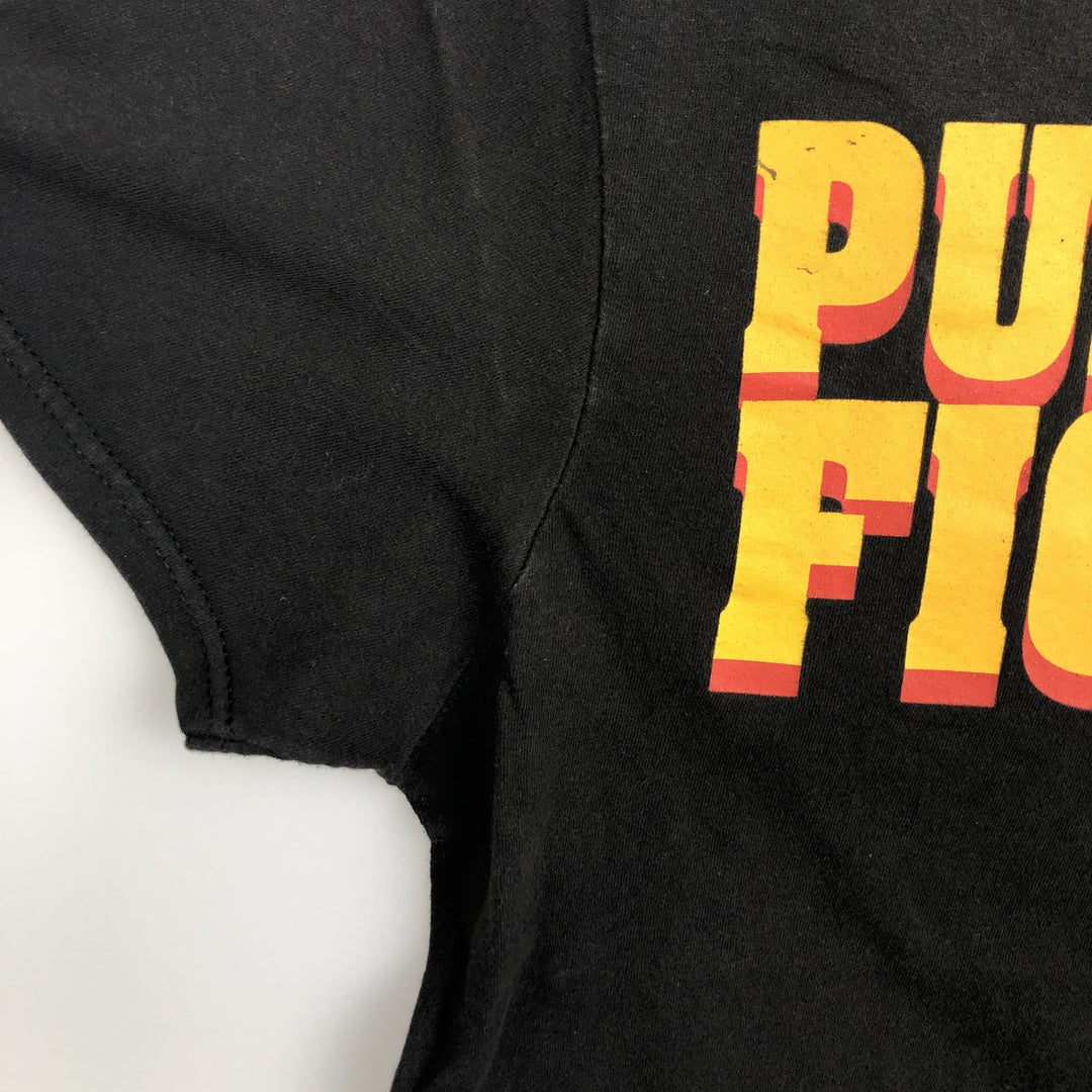 PULP FICTION Pulp Fiction Movie T-shirt Men's S size cotton black type Vintage Second Hand