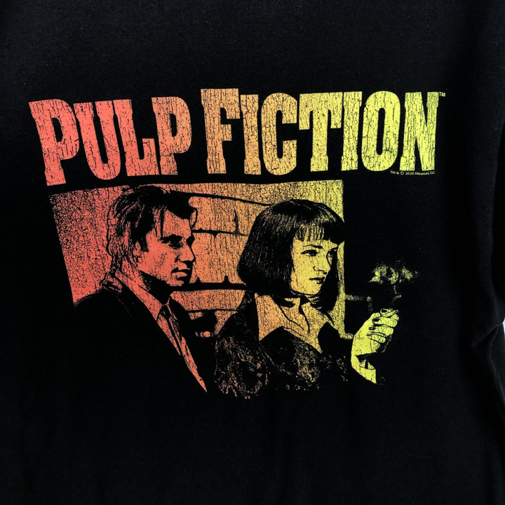 PULP FICTION Pulp Fiction Movie T-shirt Men's L size cotton black type Vintage Second Hand