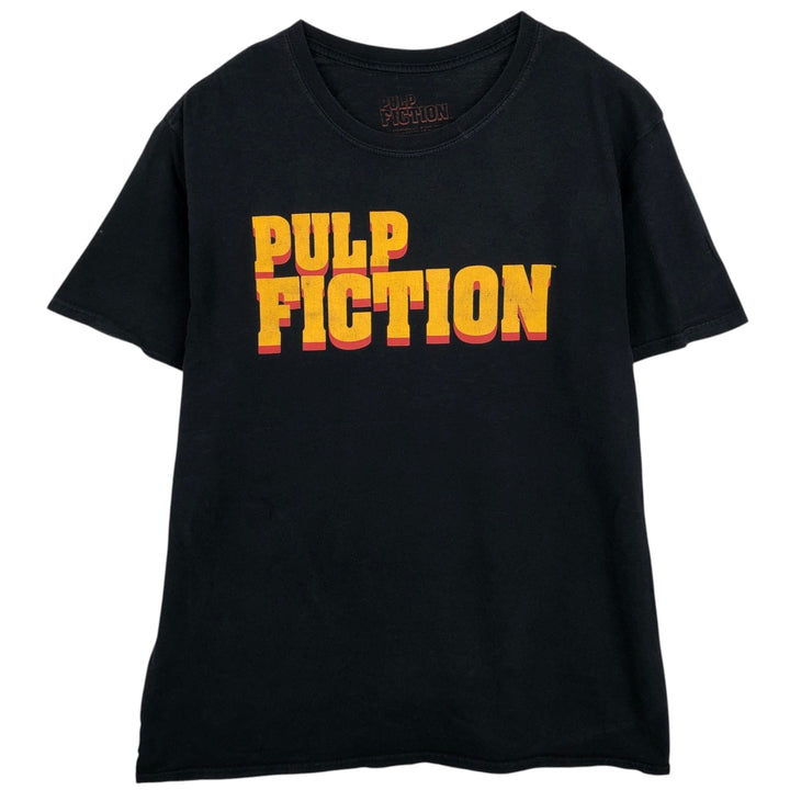 PULP FICTION Pulp Fiction Movie T-shirt Men's L size cotton black type Vintage Second Hand