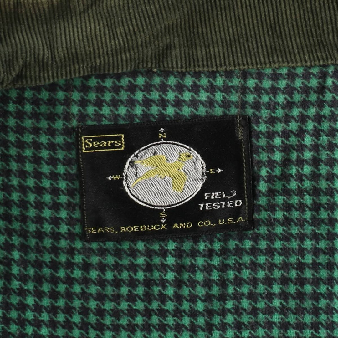 1960s-1970'S Sears FIELDTESTED Camouflage Pattern Duck Hunter Camo Shooting Jacket, Men's Size XL (Equivalent), Vintage unclear Khaki type Vintage Second Hand
