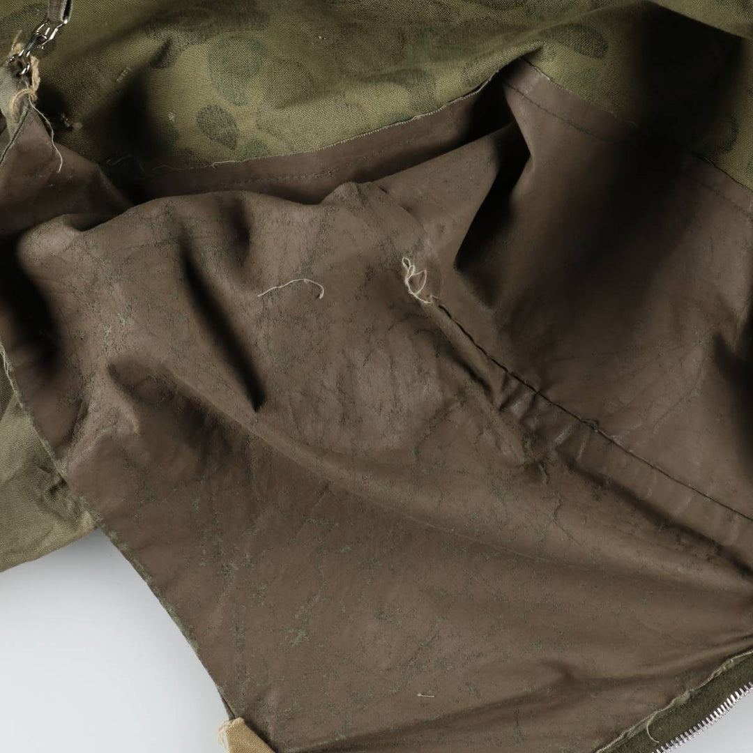 1960s-1970'S Sears FIELDTESTED Camouflage Pattern Duck Hunter Camo Shooting Jacket, Men's Size XL (Equivalent), Vintage unclear Khaki type Vintage Second Hand