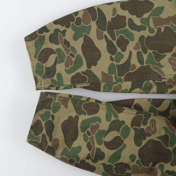 1960s-1970'S Sears FIELDTESTED Camouflage Pattern Duck Hunter Camo Shooting Jacket, Men's Size XL (Equivalent), Vintage unclear Khaki type Vintage Second Hand