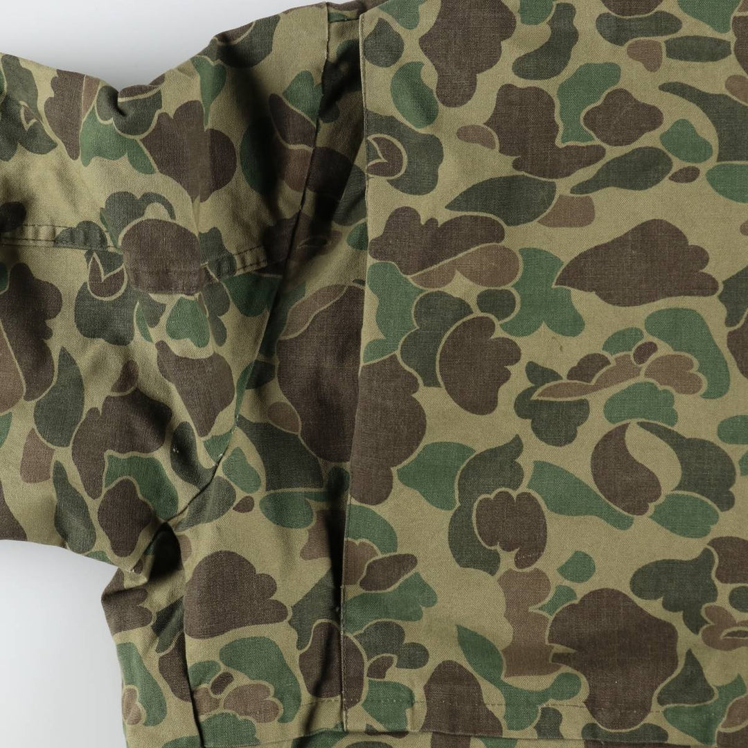 1960s-1970'S Sears FIELDTESTED Camouflage Pattern Duck Hunter Camo Shooting Jacket, Men's Size XL (Equivalent), Vintage unclear Khaki type Vintage Second Hand