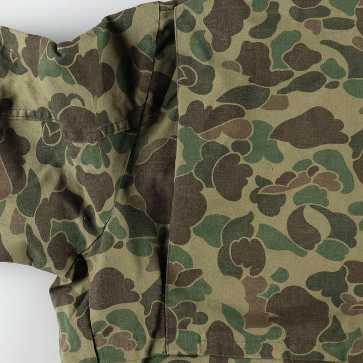 1960s-1970'S Sears FIELDTESTED Camouflage Pattern Duck Hunter Camo Shooting Jacket, Men's Size XL (Equivalent), Vintage unclear Khaki type Vintage Second Hand