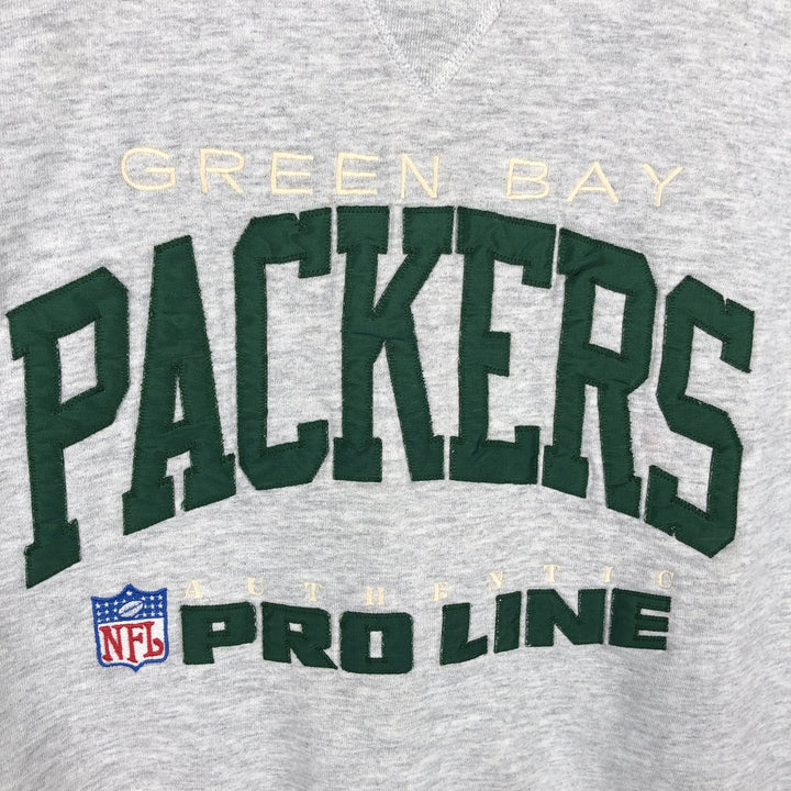 Vintage 90'S Russell NFL Green Bay Packers sweatshirt, made in USA, men's size XL. cotton white type Vintage Second Hand