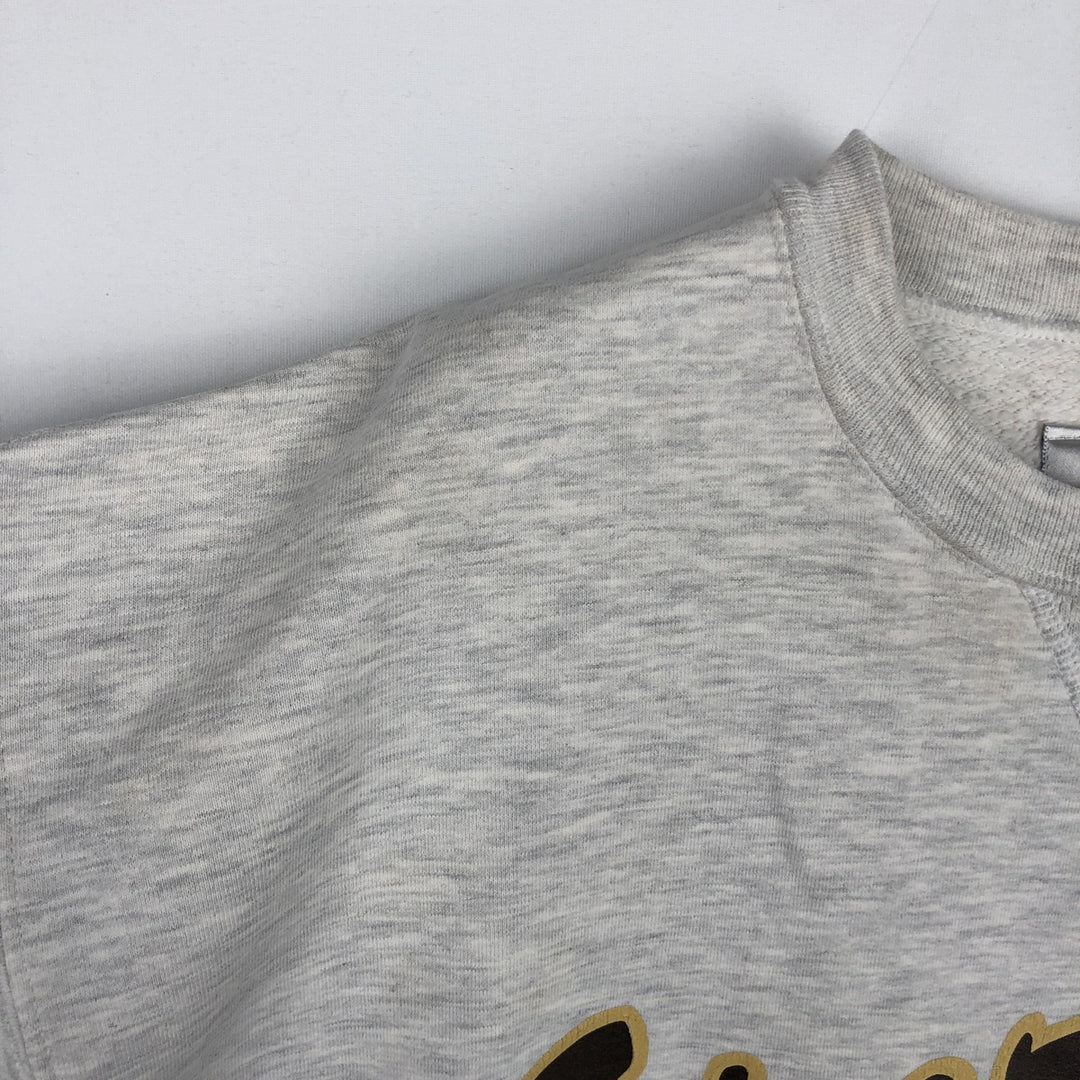 Vintage 90'S Russell PRO COTTON college sweatshirt, size L, men's cotton white type Vintage Second Hand