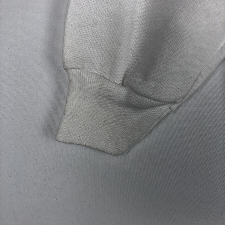 80'S Champion Tricolor Tag Triple Print College Sweatshirt Pullover Hoodie, Made in USA, Men's Size L (approx.) polyester white type Vintage Second Hand