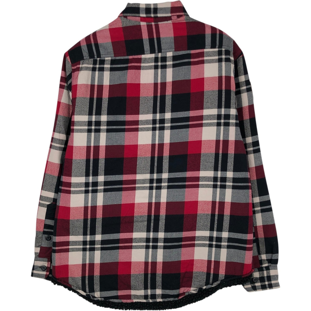 Ralph Lauren POLO RALPH LAUREN Long-Sleeve Cotton Check Shirt, Men's Size S (approx.) cotton red type Vintage Second Hand