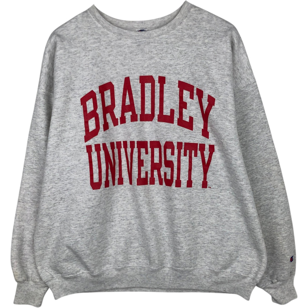 90'S Champion Authentic Athletic Wear College Sweatshirt, Men's Size XL (Equivalent), Vintage cotton gray type Vintage Second Hand