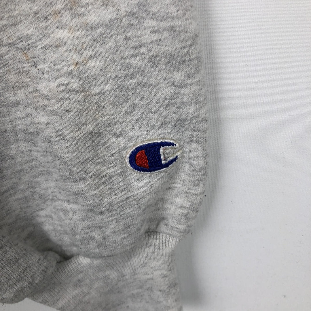 90'S Champion Authentic Athletic Wear College Sweatshirt, Men's Size XL (Equivalent), Vintage cotton gray type Vintage Second Hand