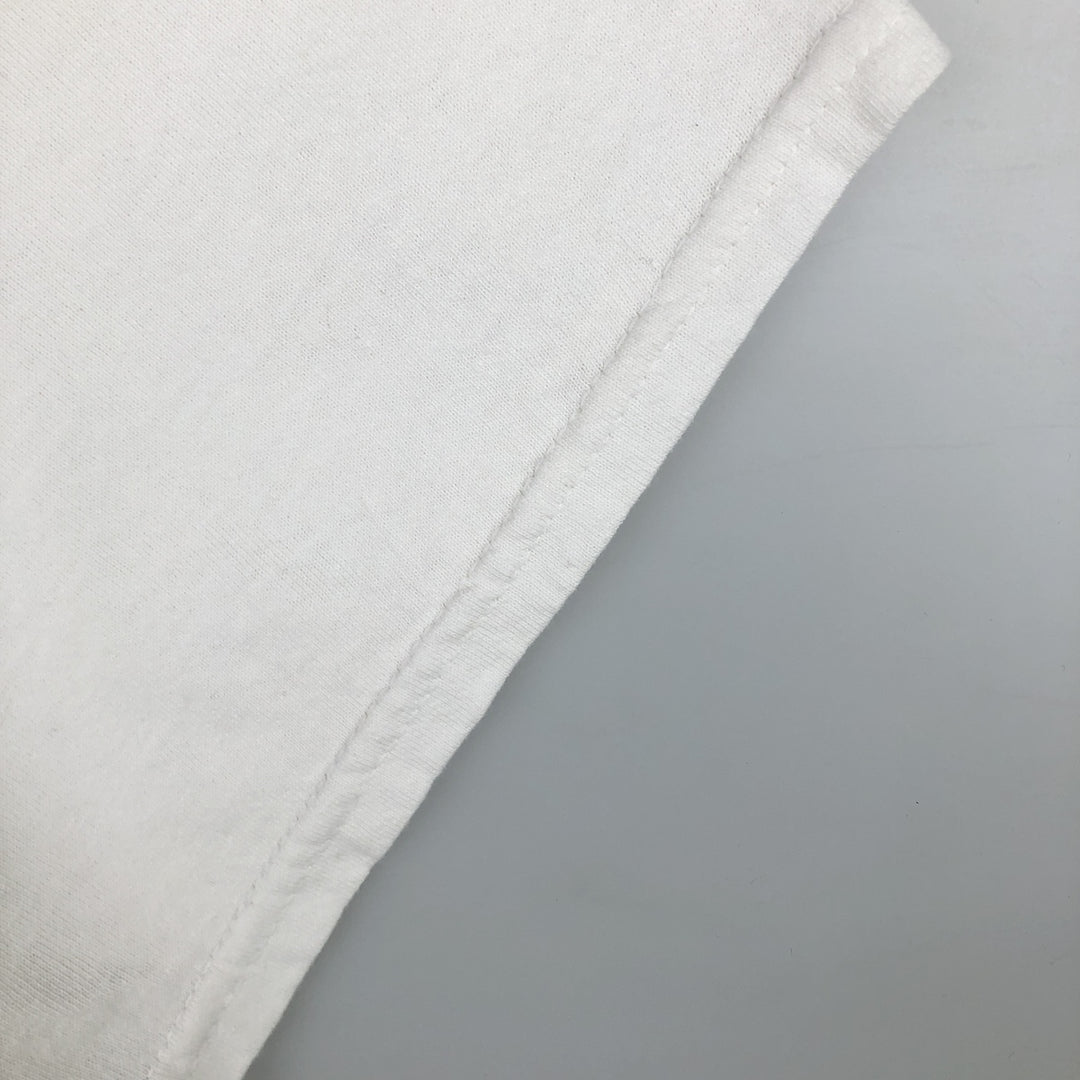 Gildan Advertising T-Shirt, Men's XL (equivalent), Double-Sided Print cotton white type Vintage Second Hand