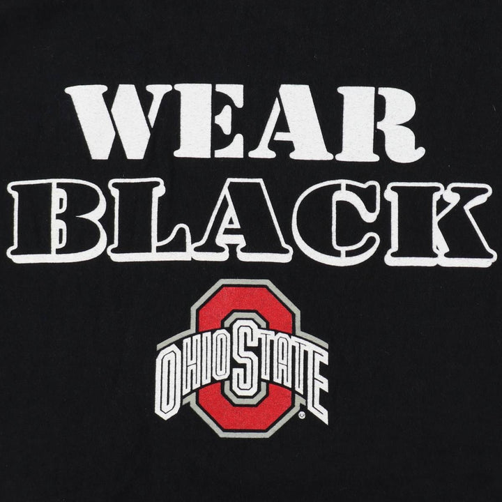 2000'S TRI-LAKE INC. OHIO STATE Ohio State University College T-shirt, Men's Size M (approx.) cotton black type Vintage Second Hand