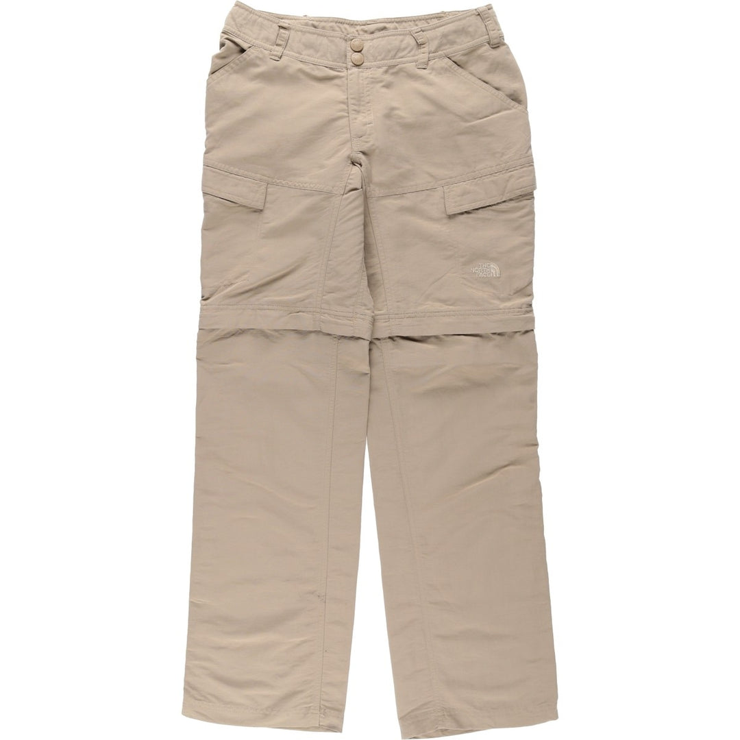 The North Face 2-Way Nylon Pants, Women's Size L (equivalent to W30) Nylon Beige type Vintage Second Hand