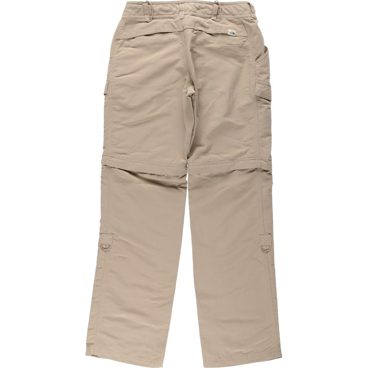 The North Face 2-Way Nylon Pants, Women's Size L (equivalent to W30) Nylon Beige type Vintage Second Hand