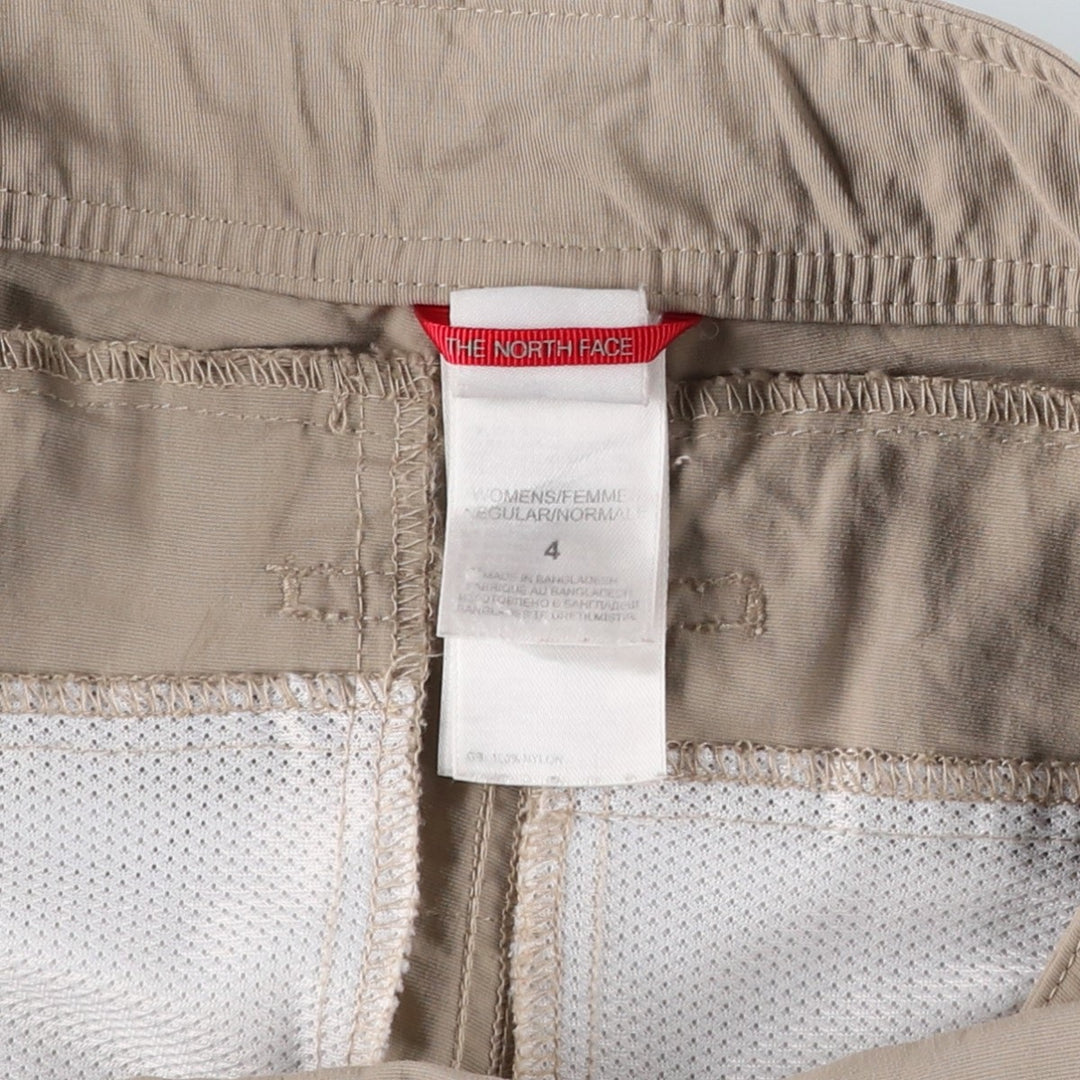 The North Face 2-Way Nylon Pants, Women's Size L (equivalent to W30) Nylon Beige type Vintage Second Hand