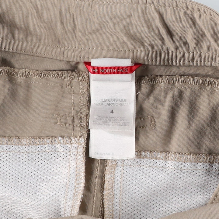 The North Face 2-Way Nylon Pants, Women's Size L (equivalent to W30) Nylon Beige type Vintage Second Hand