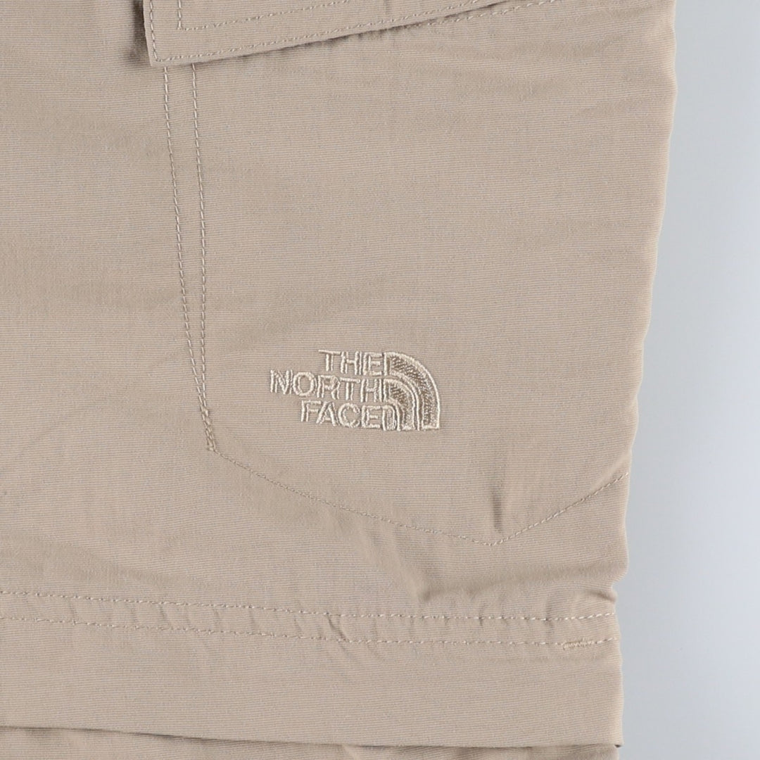 The North Face 2-Way Nylon Pants, Women's Size L (equivalent to W30) Nylon Beige type Vintage Second Hand