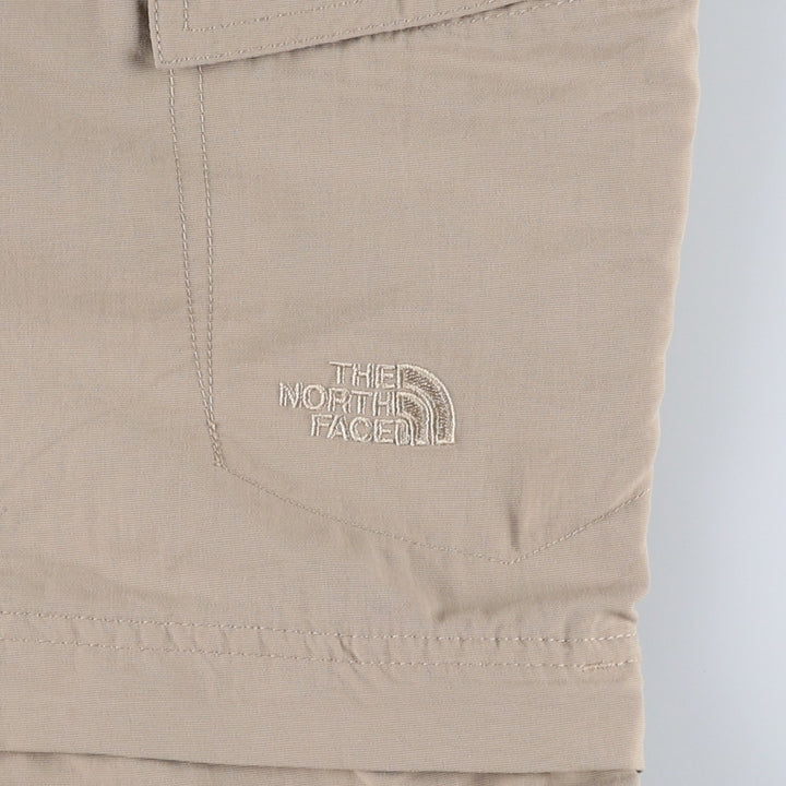 The North Face 2-Way Nylon Pants, Women's Size L (equivalent to W30) Nylon Beige type Vintage Second Hand