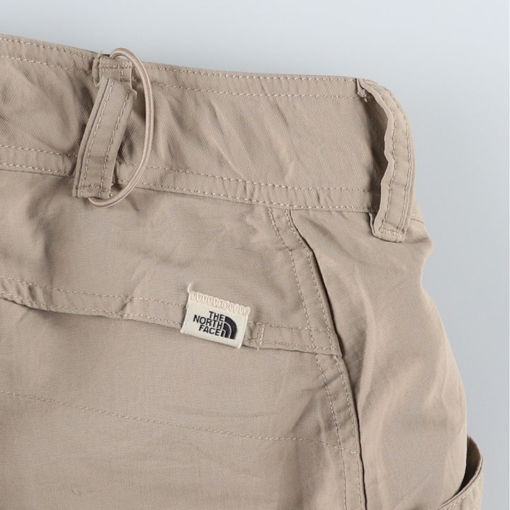The North Face 2-Way Nylon Pants, Women's Size L (equivalent to W30) Nylon Beige type Vintage Second Hand