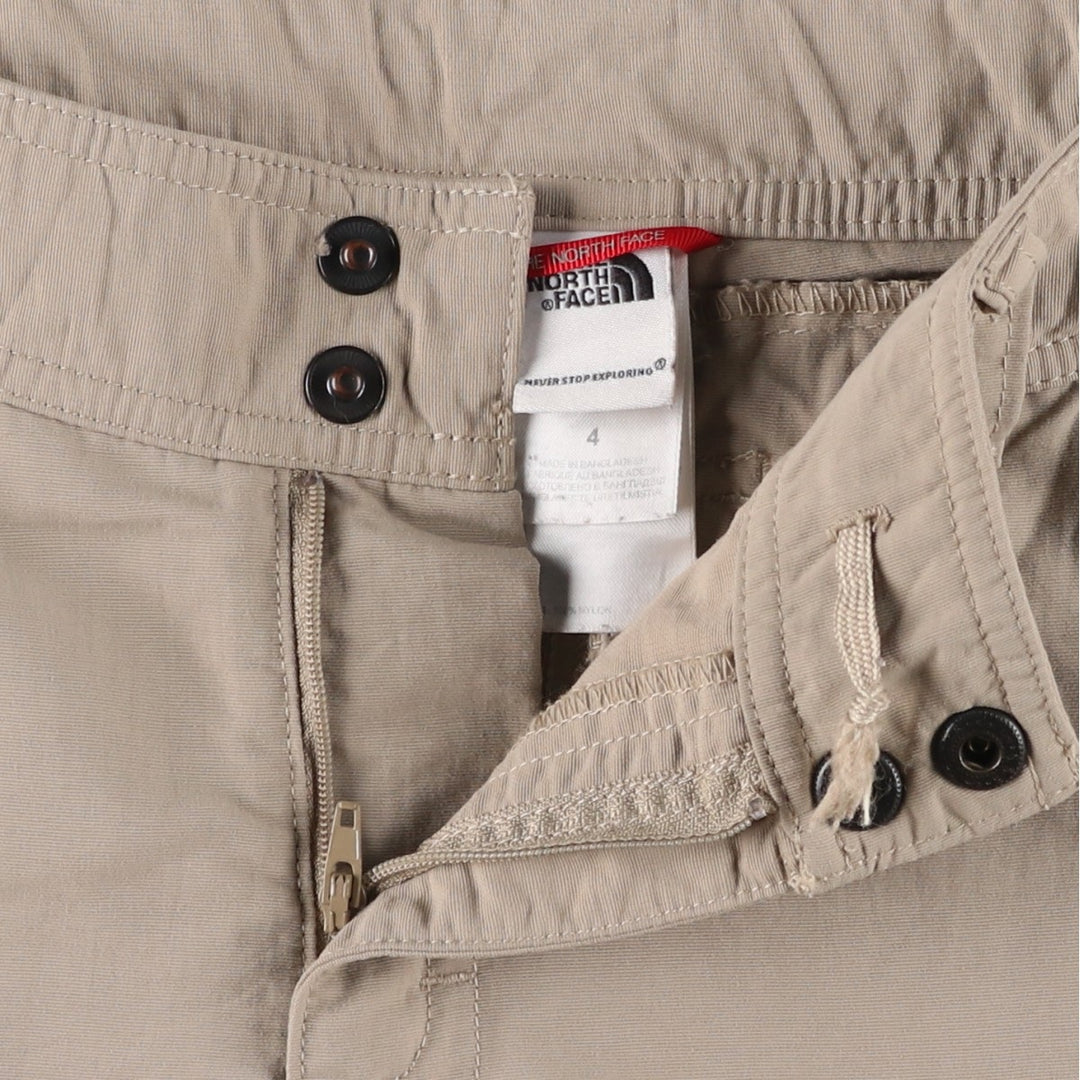 The North Face 2-Way Nylon Pants, Women's Size L (equivalent to W30) Nylon Beige type Vintage Second Hand