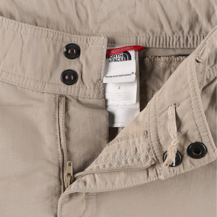 The North Face 2-Way Nylon Pants, Women's Size L (equivalent to W30) Nylon Beige type Vintage Second Hand