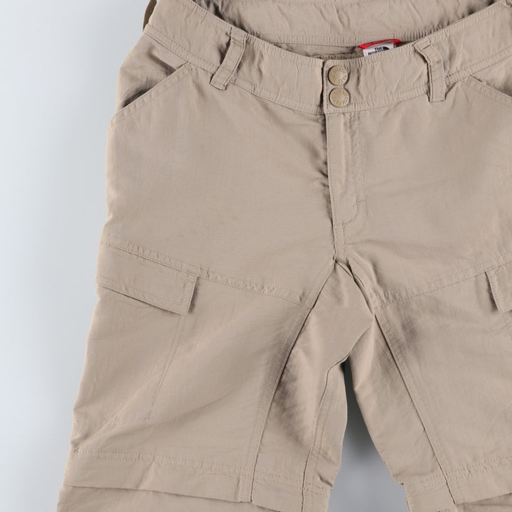 The North Face 2-Way Nylon Pants, Women's Size L (equivalent to W30) Nylon Beige type Vintage Second Hand
