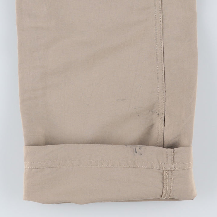 The North Face 2-Way Nylon Pants, Women's Size L (equivalent to W30) Nylon Beige type Vintage Second Hand