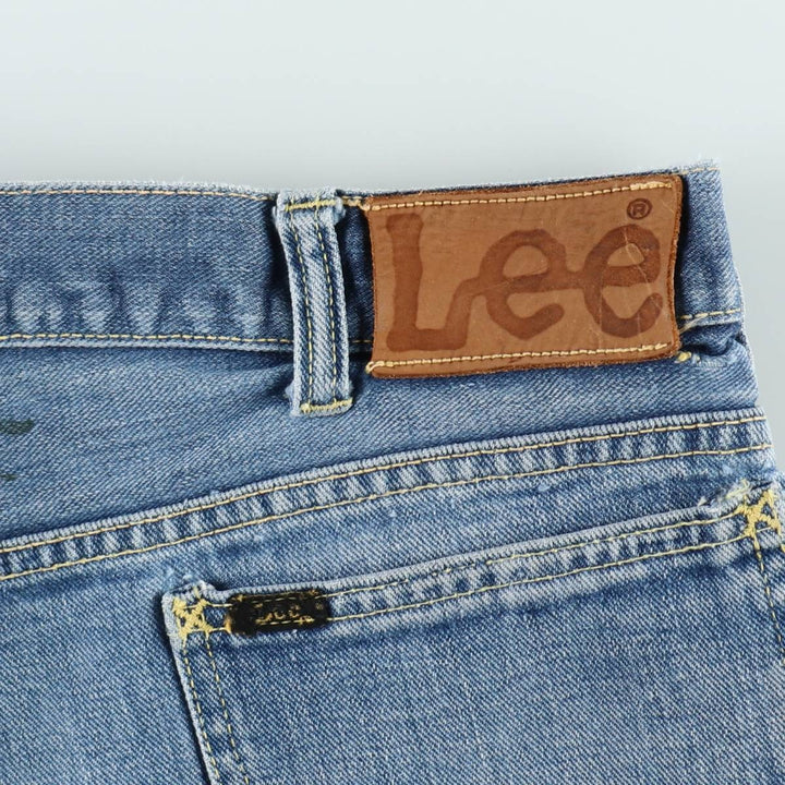Lee RIDERS Cut-Off Denim Shorts, Made in USA, Women's XXL (equivalent to W36) unclear Blue type light blue Vintage Second Hand