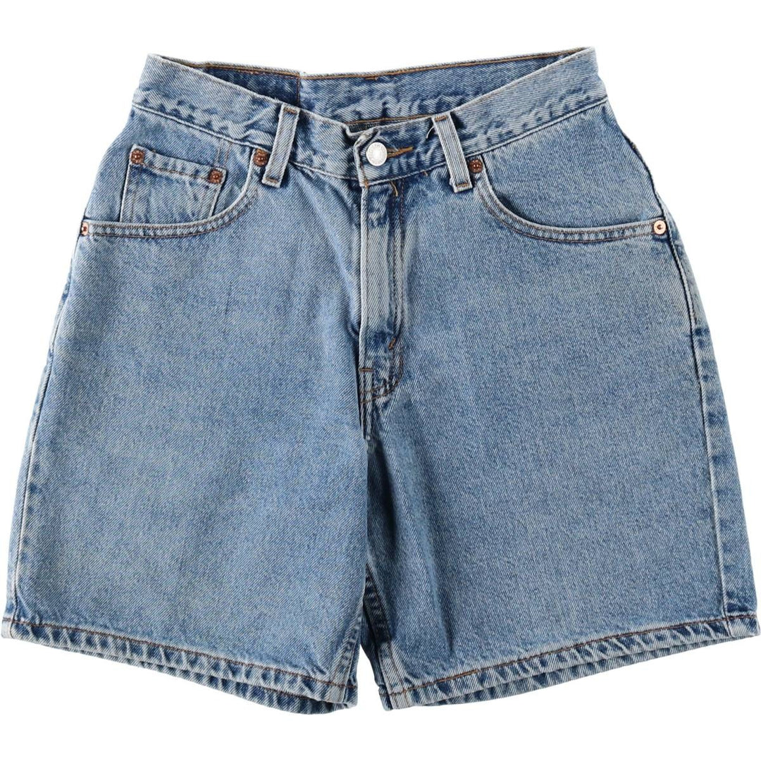 2000'S Levi's denim shorts, women's size M (equivalent to W26). cotton blue type Vintage Second Hand