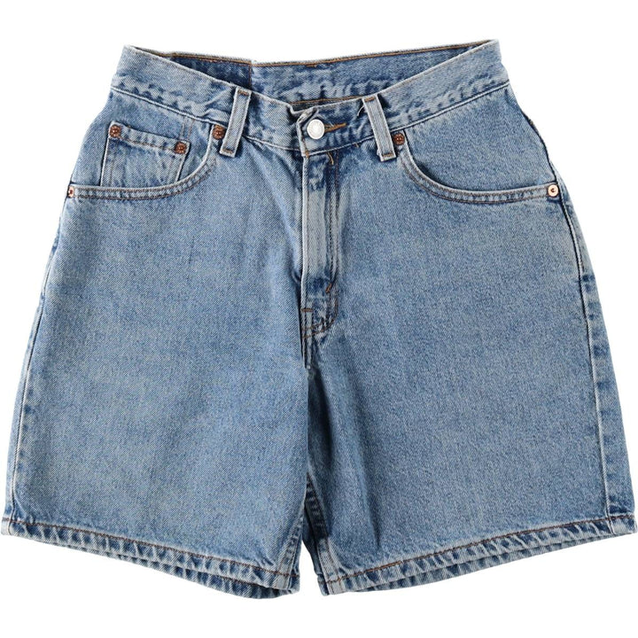 2000'S Levi's denim shorts, women's size M (equivalent to W26). cotton blue type Vintage Second Hand