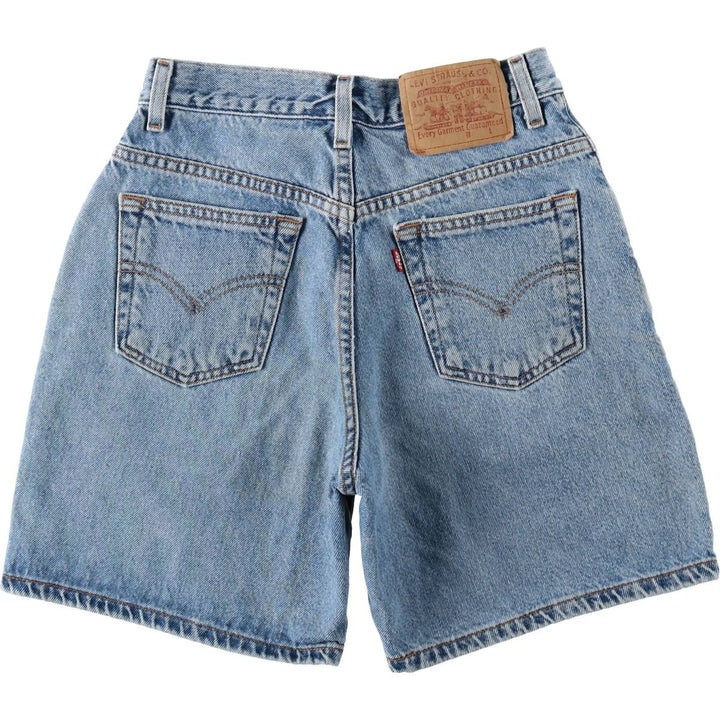 2000'S Levi's denim shorts, women's size M (equivalent to W26). cotton blue type Vintage Second Hand