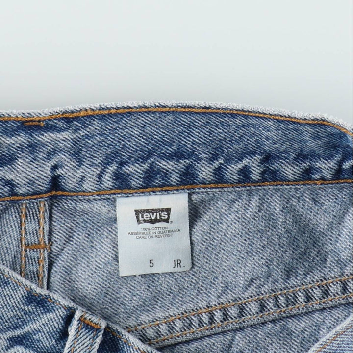2000'S Levi's denim shorts, women's size M (equivalent to W26). cotton blue type Vintage Second Hand